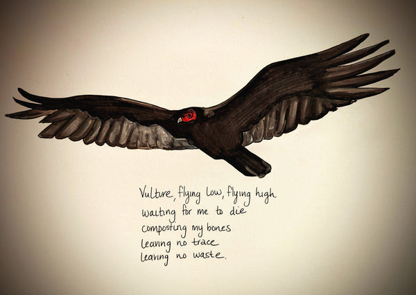 Prayer to Vulture Print