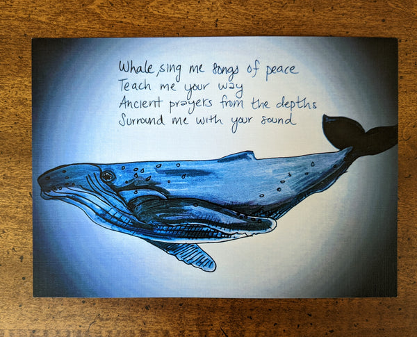 Prayer to Whale Print