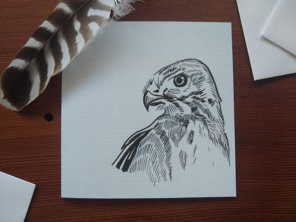 Red Tailed Hawk Greeting Card