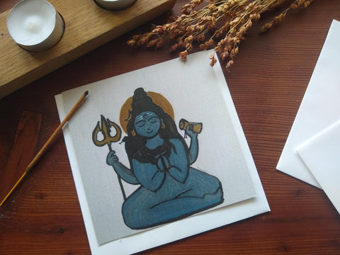 Shiva Greeting Card