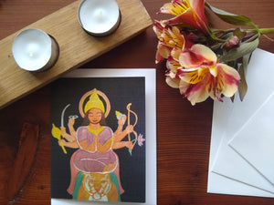 The Divine Mother Goddess Greeting Card