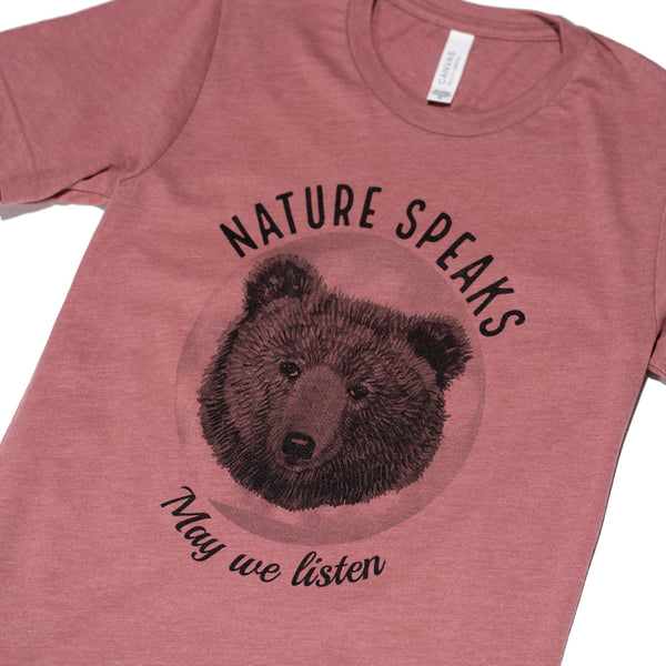 Nature Speaks short sleeve t-shirt