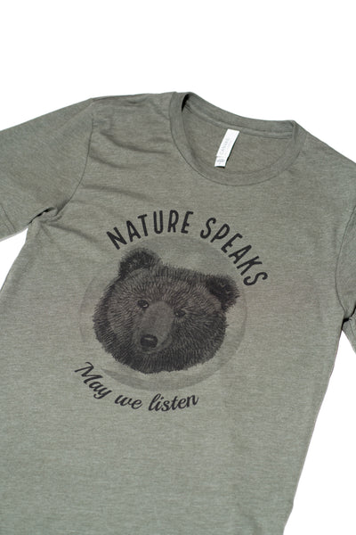 Nature Speaks short sleeve t-shirt