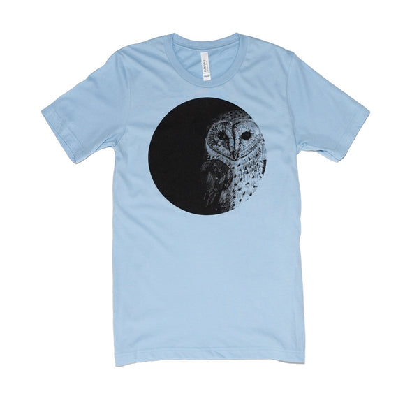 Owl Short Sleeve T-shirt, 100% Cotton